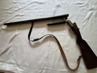 Doppelflinte 16/70 MAT France Querflinte