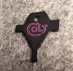 Original Colt Schraubendreher/ Sight Adjustment Tool-Rotes Emblem-NEUWERTIG