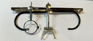 Schießbrille - Metallgestell mit Glasträger
