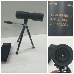 Spektiv Pistole Schützen TOP __ 10-300x40mm __ Jäger / Sportschützen + 3 Fuß __ NEU / Unbenutzt