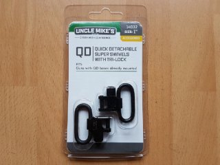 Riemenbügel von Uncle Mike's 1 Paar mit Schnellverbinder