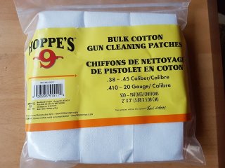 500 Stück Hoppes Patches Cal.38 - .45