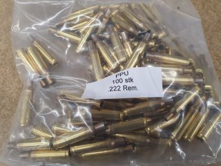 .222 Remington Boxer-Hülsen PPU 50 Stk. C-032