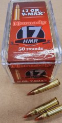 .17 HMR 17grs Hornady V-Max 100 Stk. #83177#