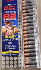 .22LR 32grs CCI Stangers HV HP Copper Plated 100 Stk. No.50100CC