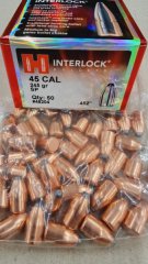 .451/245grs (450 Bushmaster) Hornady SP Interlock No.45204 Geschosse 50 Stk.