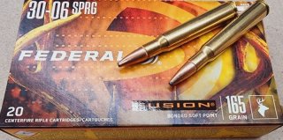 .30-06/165 grs. Federal Fusion 20 stk. No: 3006FS2