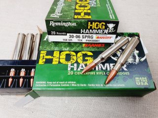 .30-06/168 grs. Remington Hog Hammer Barnes TSX bleifrei 20 stk. No. PHH30061#