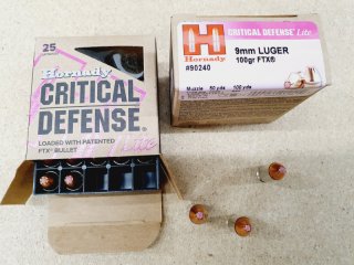 9mm/100grs FTX Hornady Critical Defence 25 Stk. #90240#