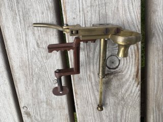 Feuerstutzen Original Patronenhülsen Füllgerät, hervorragender Originalzustand
