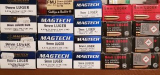 1000 Hülsen 9mm Para