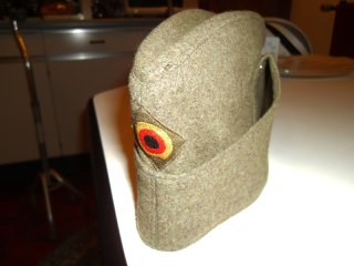 Bundeswehr Schiffchen, frühe Ausführung. Hersteller Janus & Co. K.G. aus winterlichem Wolltuch