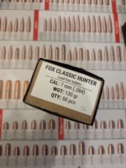 Fox Classic Hunter 7mm .284 Geschosse