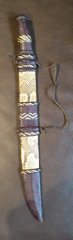 Messer Sax Schlangenhaut