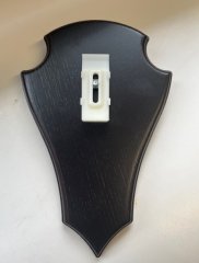 Rehbockbrett LANGE NASE-Eiche dunkel 22x14 inkl. Befestigung *Lagerware*