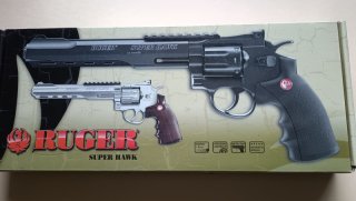 Ruger Super Hawk 8 Zoll 6mm BB CO2 Revolver schwarz