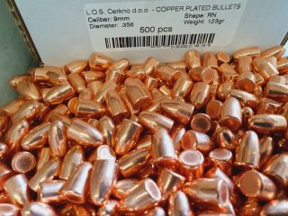 9mm/.355-123grs. LOS RN 500 Stk. verkupfert Angebot!!