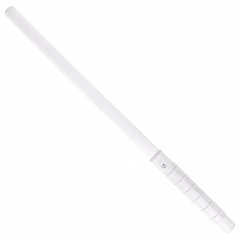HPE 62 cm klassischer flexibler Gummi Schlagstock - Weiß - Abwehrstock
