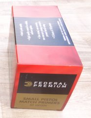 Zünder von Federal Small Pistol Gold Match # GM100M