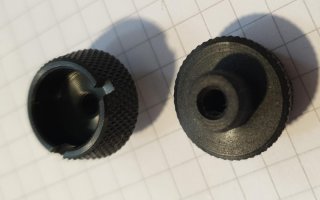 E14, 00127 ANSCHÜTZ, 6700-11 Klemmmutter für Diopter 6702, 6705, 6706, NEU