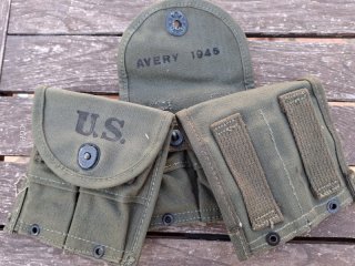 .30 M1 Carbine Magazintasche Avery 1945 - original US WK2 Ware