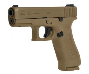 Glock 19X im Kaliber 9mm Luger in Coyote Braun / Sandfarben