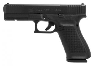 GLOCK 21 Gen5 MOS im Kaliber .45 ACP in Schwarz