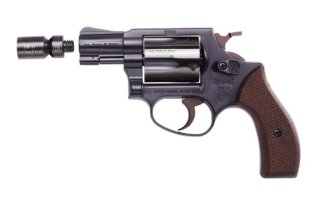 Weihrauch Schreckschussrevolver Arminius HW 37 brüniert mit Holzgriffschalen Kaliber 9 mm RK