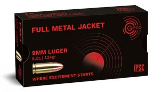 GECO 9 mm Luger FMJ 8,0g/124gr. 50 Patronen