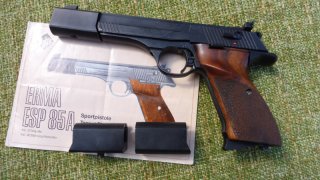 Sportpistole Erma ESP85 kal. 22lr. inkl. 2 Ersatzmagazin die deutsche Waffe nicht nur für Anfänger