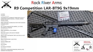 RRA AR15 R9 Competition AR-BT9G 9mm Luger Kein Schmeisser, Hera Windham, OA