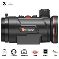 ThermTec Wärmebildkamera Hunt 650 PRO Vorsatzgerät für Jäger, Outdoor