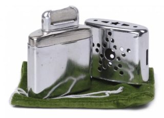 Taschenwärmer Benzin + GRATIS 125ml Zippo Feuerzeugbenzin – Handwärmer Taschenofen