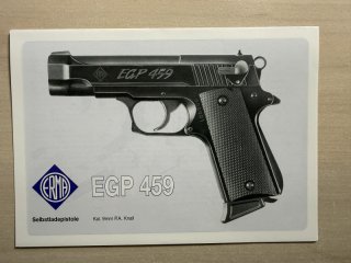 Bedienungsanleitung Pistole Erma EGP 459 - NEU