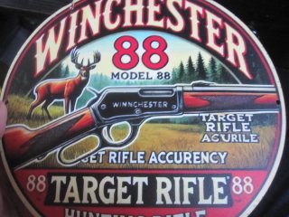 WERBUNG für Winchester 88 Holz rund ca 20 cm