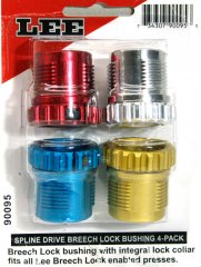 LEE #90095 Breech Lcok Quick Change Bushings Spline Drive Schnellwechselbuchse Matrizen Presse 4er !