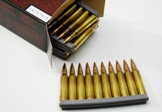 50 Schuss GECO SWISS .223 Rem. 63gr 4,1g Vollmantel Munition Patronen a. Ladestreifen 5,56 Schweizer