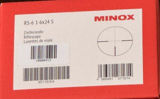 Neuware--- Minox RS-6 RS6 1-6x24 S mit Schiene Leuchtabs. 4