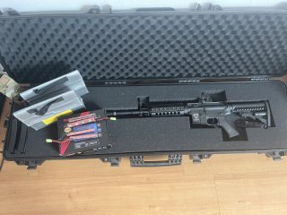APS M4A1 RIS ASR-Series Vollmetall BlowBack S-AEG mit Zubehör