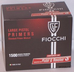 1'500St. FIOCCHI Boxer-Zündhütchen - LARGE PISTOL -