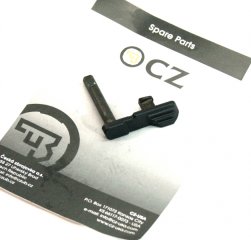 1 x Original SLIDE STOP Spare Part / Ersatzteil Schlittenfanghebel LANG CZ Pistole 75 SP-01 SHADOW 1