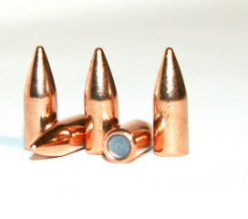 100 Stück S&B | Sellier&Bellot Geschosse #2902 | .224 / 5,69mm - 50grs / 3,24g FMJ | Vlm Vollmantel