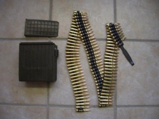 Dekomunition .308/7,62x51win CU auf Zerfallgurt, 100 Stück inc Box , MG3