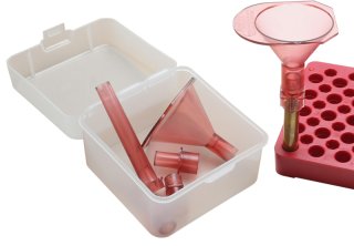 MTM Uni Powder Funnel Kit Universal Pulverfülltrichter Set .17 - .50 Kaliber 2 Trichter + 5 Adapter
