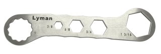 Lyman #7631250 BRASS SMITH DIE WRENCH | Universal Schlüssel für alle LYMAN / Dillon Matrizen Muttern