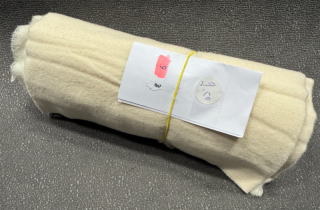 3St. Baumwoll Flanell Reinigungstücher 1 Meter x 80cm