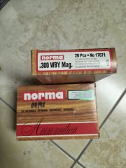 60 Norma Patronen in 300 Wetharby Mag Vulkan 11,7 g