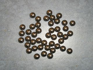 100 Blei - Rundkugeln .430 ( 10,92 mm )