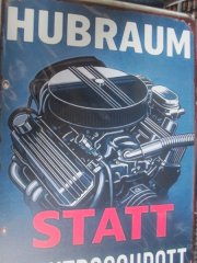 ELEKTROAUTO - Votum auf Blech 20x30 cm versandkostenfrei