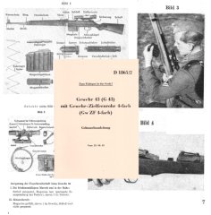 Nachdruck Bedienungsanleitung Wehrmacht Gewehr 43